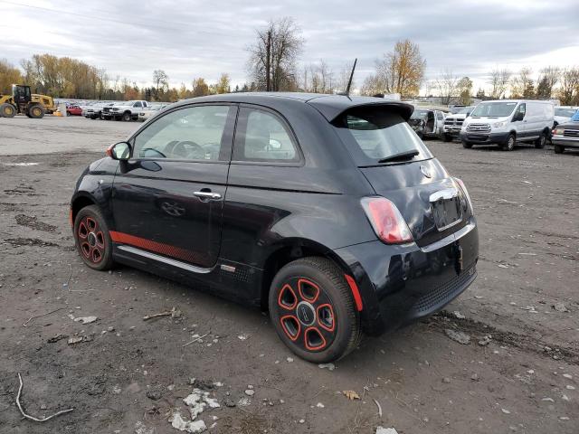 3C3CFFGE5FT576053 - 2015 FIAT 500 ELECTR BLACK photo 2