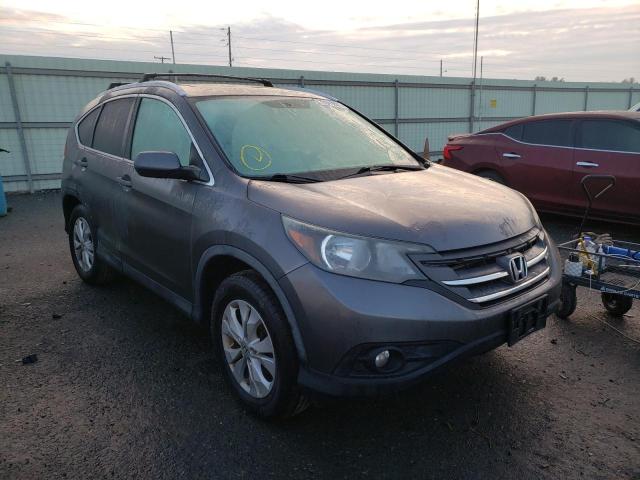 2HKRM4H7XDH671799 - 2013 HONDA CR-V EXL GRAY photo 1