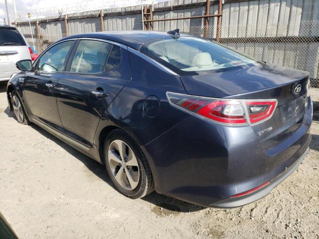 KNAGM4AD6F5085835 - 2015 KIA OPTIMA HYB GRAY photo 2