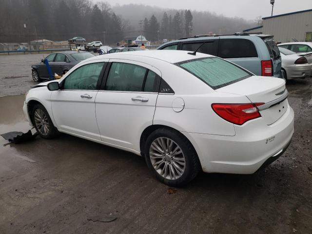 1C3CCBCB8CN303780 - 2012 CHRYSLER 200 LIMITE WHITE photo 2