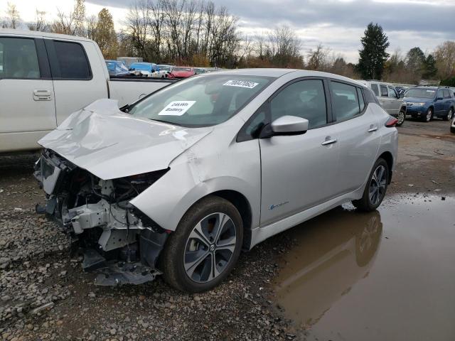 1N4BZ1CP4KC320152 - 2019 NISSAN LEAF S PLU SILVER photo 1