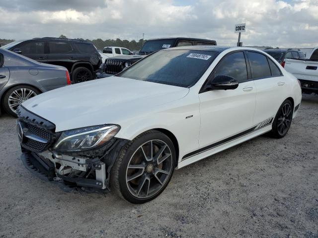 55SWF6EB5GU153263 - 2016 MERCEDES-BENZ C 450 4MAT WHITE photo 1