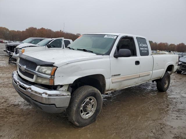 1GCHK29U64E310189 - 2004 CHEVROLET 1500 SILVE WHITE photo 1