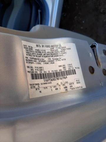 1FAFP36NX7W161964 - 2007 FORD FOCUS ZXW SILVER photo 13