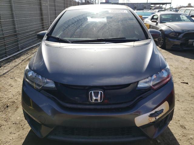 3HGGK5H50FM714885 - 2015 HONDA FIT LX GRAY photo 5