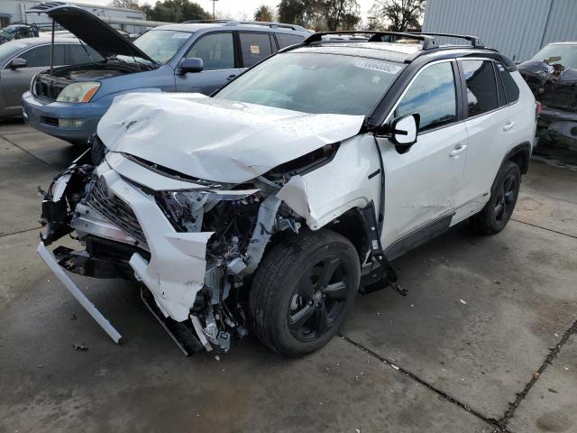 2T3EWRFV2LW063807 - 2020 TOYOTA RAV4 XSE WHITE photo 1