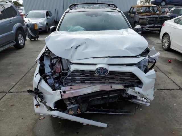 2T3EWRFV2LW063807 - 2020 TOYOTA RAV4 XSE WHITE photo 5