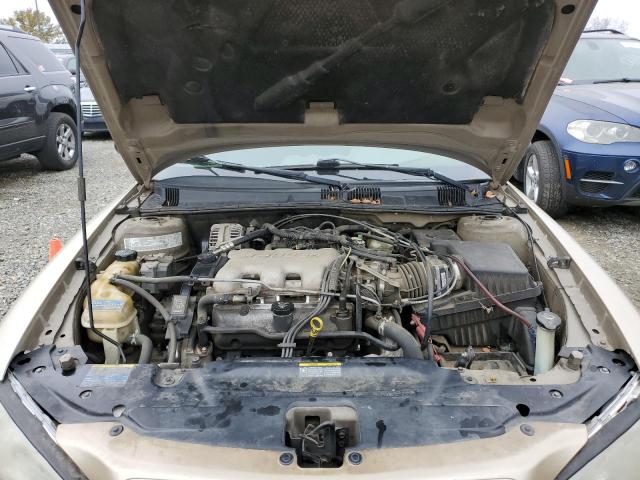 1G2NE52E75M213108 - 2005 PONTIAC GRAND AM S GOLD photo 11