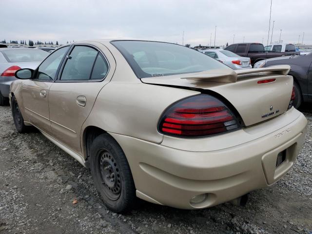 1G2NE52E75M213108 - 2005 PONTIAC GRAND AM S GOLD photo 2