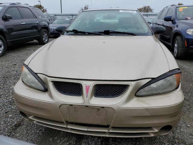 1G2NE52E75M213108 - 2005 PONTIAC GRAND AM S GOLD photo 5