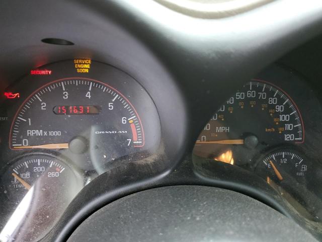 1G2NE52E75M213108 - 2005 PONTIAC GRAND AM S GOLD photo 9