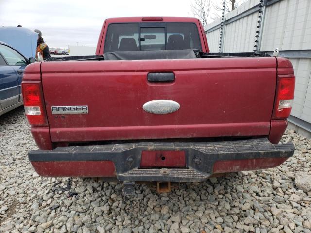 1FTZR45E77PA02676 - 2007 FORD RANGER SUP RED photo 6