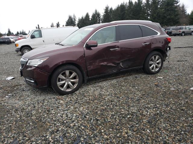 5FRYD4H86FB001039 - 2015 ACURA MDX ADVANC RED photo 1