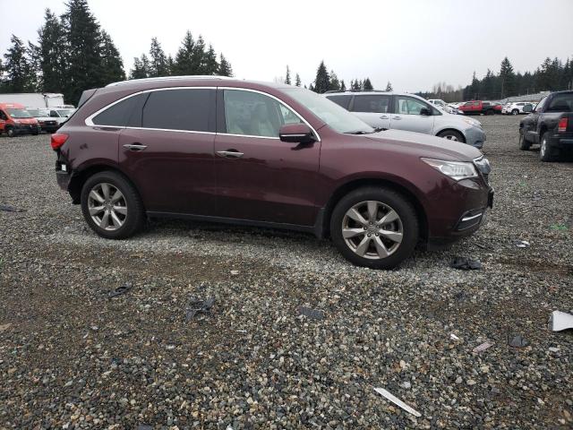 5FRYD4H86FB001039 - 2015 ACURA MDX ADVANC RED photo 4