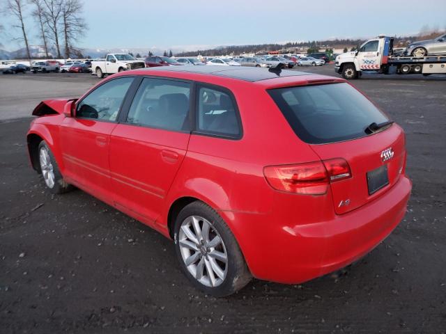 WAUKF78P79A111442 - 2009 AUDI A3 2.0T QU RED photo 2