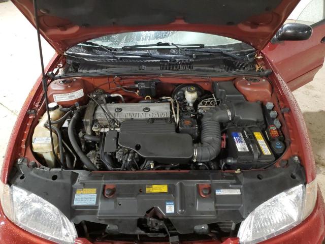 1G1JF52T817218633 - 2001 CHEVROLET CAVALIER L MAROON photo 11