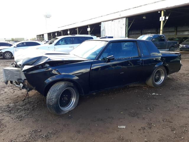 1G4GJ1171HP456987 - 1987 BUICK REGAL BLACK photo 1
