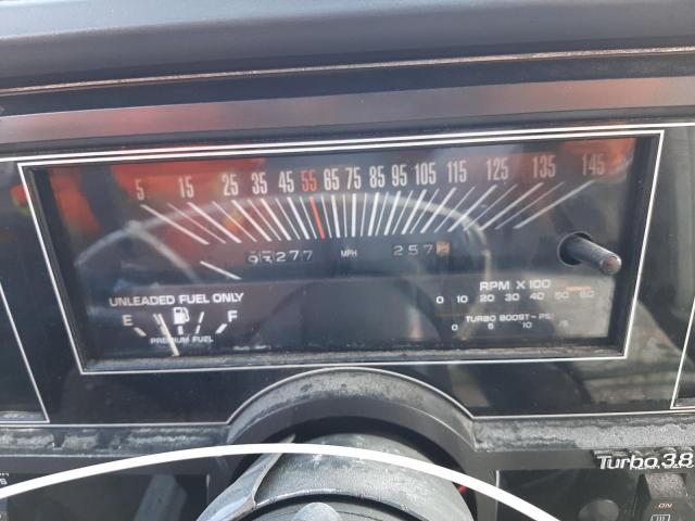 1G4GJ1171HP456987 - 1987 BUICK REGAL BLACK photo 9