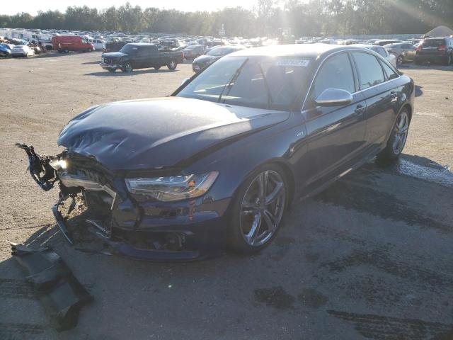 WAUF2AFC1EN069878 - 2014 AUDI S6 BLUE photo 2