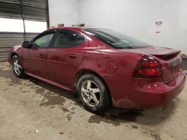 2G2WP522441283261 - 2004 PONTIAC GRAND PRIX ბურგუნდია ფოტო 2
