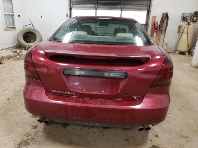 2G2WP522441283261 - 2004 PONTIAC GRAND PRIX ბურგუნდია ფოტო 6