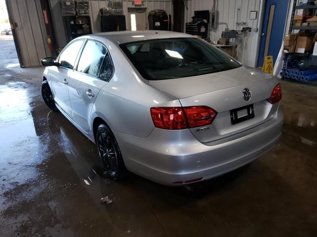 3VW1K7AJ1EM331136 - 2014 VOLKSWAGEN JETTA BASE 银色 照片 2