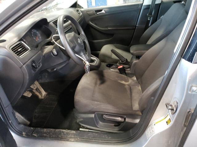 3VW1K7AJ1EM331136 - 2014 VOLKSWAGEN JETTA BASE 银色 照片 7