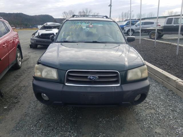 JF1SG63684H740058 - 2004 SUBARU FORESTER GREEN photo 5