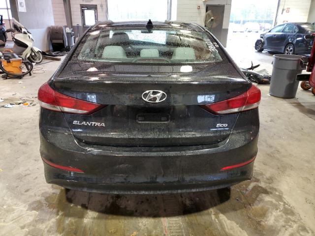 5NPD94LA3HH076619 - 2017 HYUNDAI ELANTRA EC BLACK photo 6