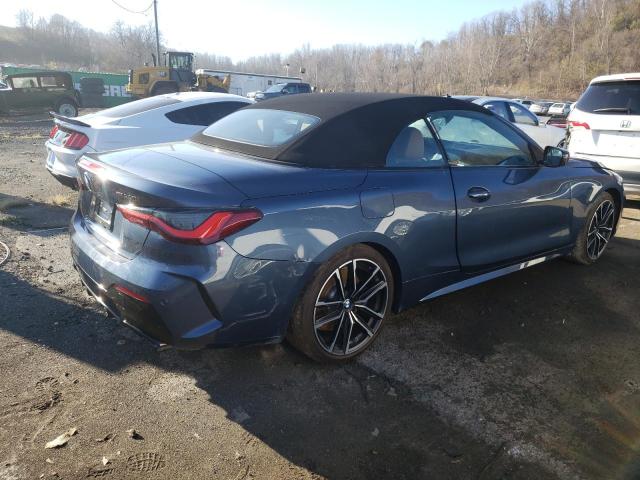 WBA53AT05NCJ14979 - 2022 BMW M440I BLUE photo 3