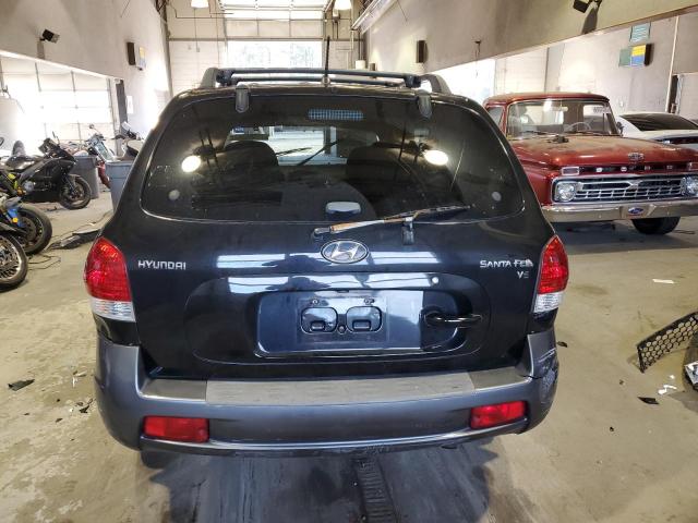 KM8SC13D06U060586 - 2006 HYUNDAI SANTA FE G BLACK photo 6