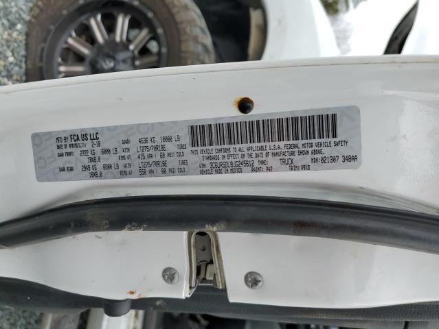 3C6UR5DL8JG245612 - 2018 RAM 2500 SLT WHITE photo 12