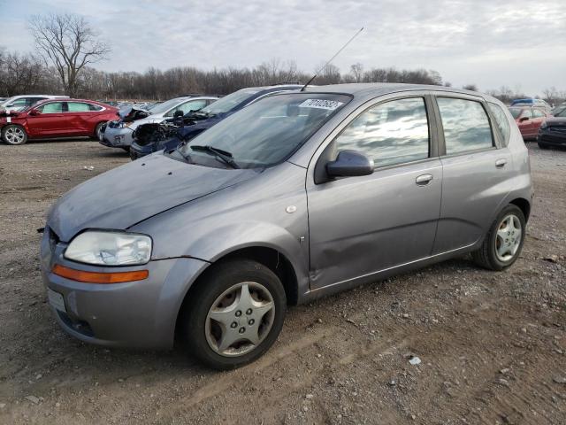 KL1TD66698B130544 - 2008 CHEVROLET AVEO BASE GRAY photo 1