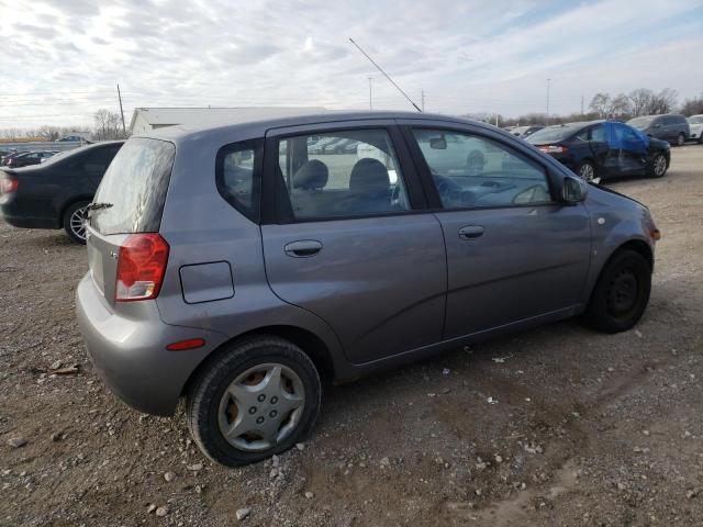 KL1TD66698B130544 - 2008 CHEVROLET AVEO BASE GRAY photo 3