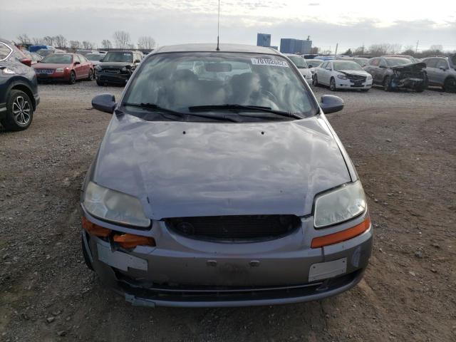 KL1TD66698B130544 - 2008 CHEVROLET AVEO BASE GRAY photo 5