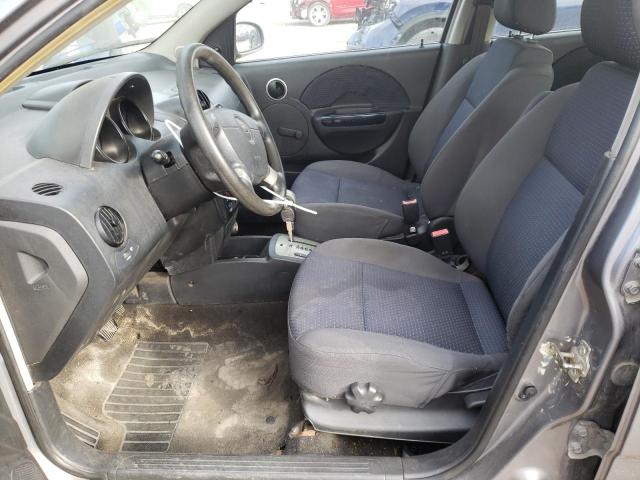 KL1TD66698B130544 - 2008 CHEVROLET AVEO BASE GRAY photo 7