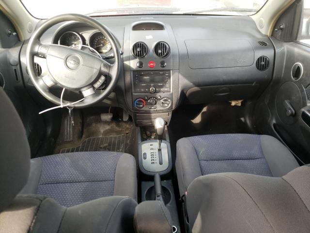 KL1TD66698B130544 - 2008 CHEVROLET AVEO BASE GRAY photo 8