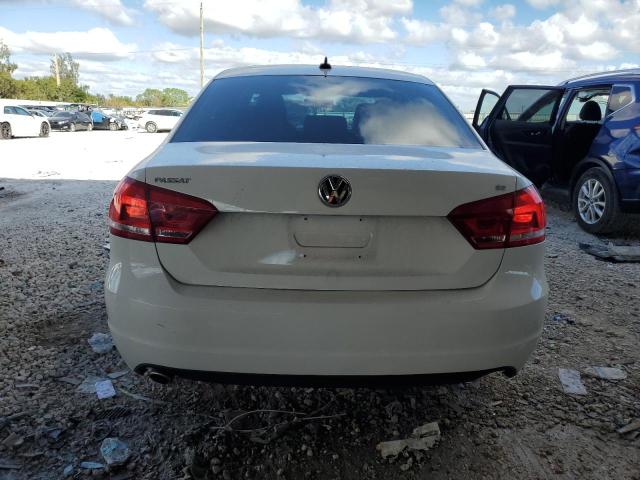 1VWBH7A33DC043803 - 2013 VOLKSWAGEN PASSAT SE WHITE photo 6