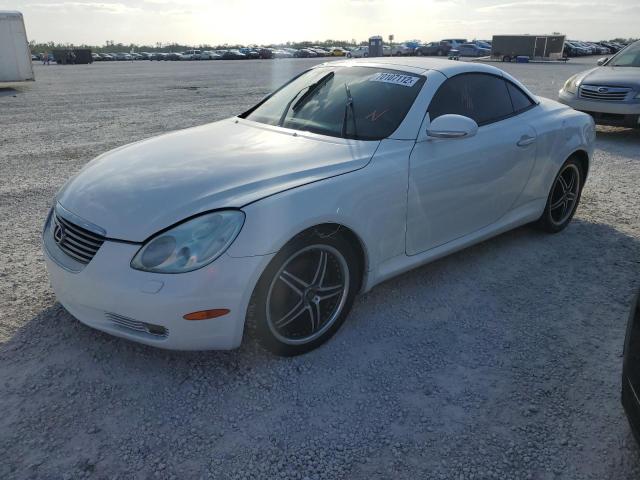 JTHFN48Y820006725 - 2002 LEXUS SC 430 WHITE photo 1