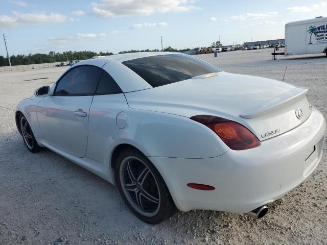 JTHFN48Y820006725 - 2002 LEXUS SC 430 WHITE photo 2