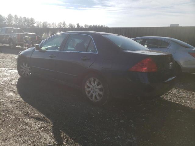 1HGCM664X7A073798 - 2007 HONDA ACCORD SE BLUE photo 2