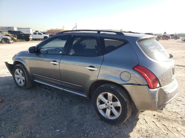 JN8AZ08T66W421711 - 2006 NISSAN MURANO SL GRAY photo 2