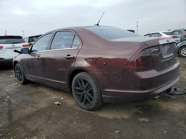 3FAHP0JG8CR143184 - 2012 FORD FUSION SEL BURGUNDY photo 2