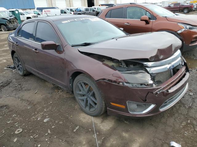 3FAHP0JG8CR143184 - 2012 FORD FUSION SEL BURGUNDY photo 4