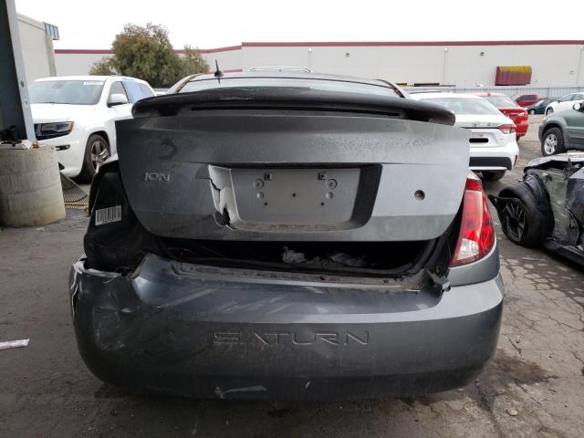 1G8AJ58F26Z187859 - 2006 SATURN ION LEVEL ნაცრისფერი ფოტო 6