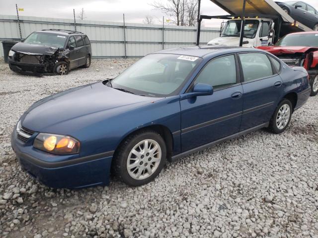 2G1WF55E239230183 - 2003 CHEVROLET IMPALA BLUE photo 1