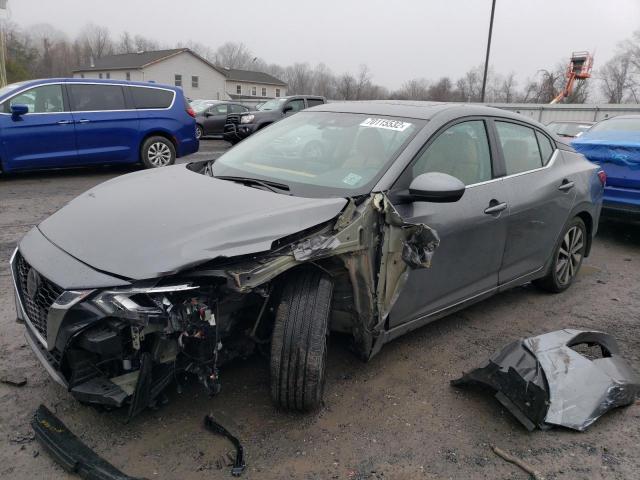 3N1AB8CVXMY280478 - 2021 NISSAN SENTRA SV GRAY photo 1