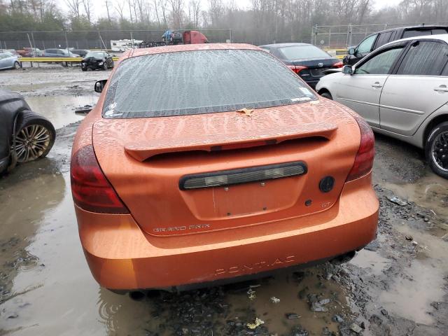 2G2WS522141204109 - 2004 PONTIAC GRAND PRIX ნარინჯისფერი ფოტო 6