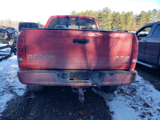 3D7KU28D63G722322 - 2003 DODGE RAM 2500 S RED photo 6