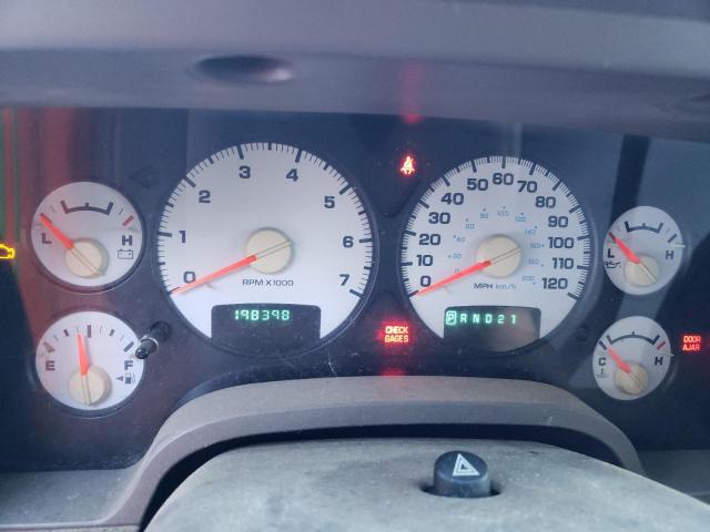 3D7KU28D63G722322 - 2003 DODGE RAM 2500 S წითელი ფოტო 9